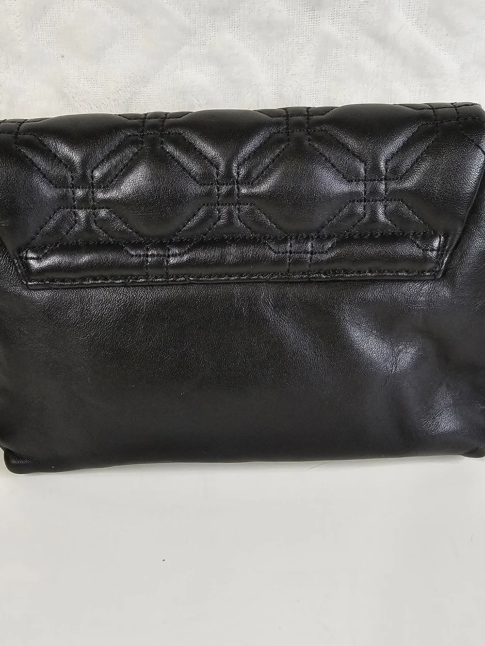 Kate Spade Black Quilted Leather Crossbody Bag